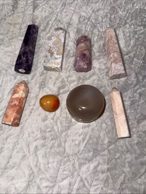 Natural Crystal Towers Lot of 7